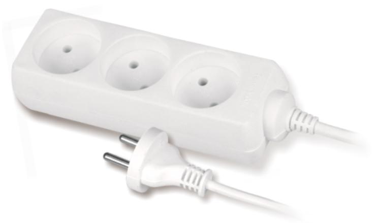 Housing Extension Cord 3 Sockets 1.5 Meter B/U - Vt-300-0315