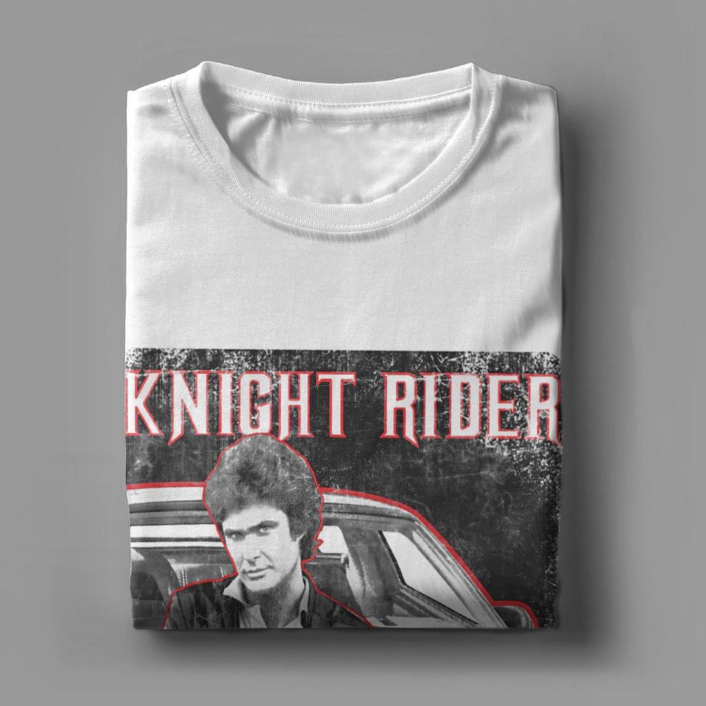 Knight Rider Knight And Kitt Men T Shirt Leisure Tees Short Sleeve Round Collar T-Shirt Cotton Summer Clothes