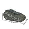 Tennis Bag Backpack Padding Shoulder Strap with Shoe Compartment for Workout White