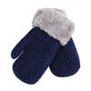 FakeFace Winter Warm Knit Solid for Toddlers Boys and Perfect for and Playing In the Includes Neck Kids' Mittens, Gloves, Double-Layered, Color, (Ages