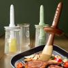 200ml Oil Brush Bottle Set, Heat - Resistant Kitchen Tool for Picnic, 1 Set