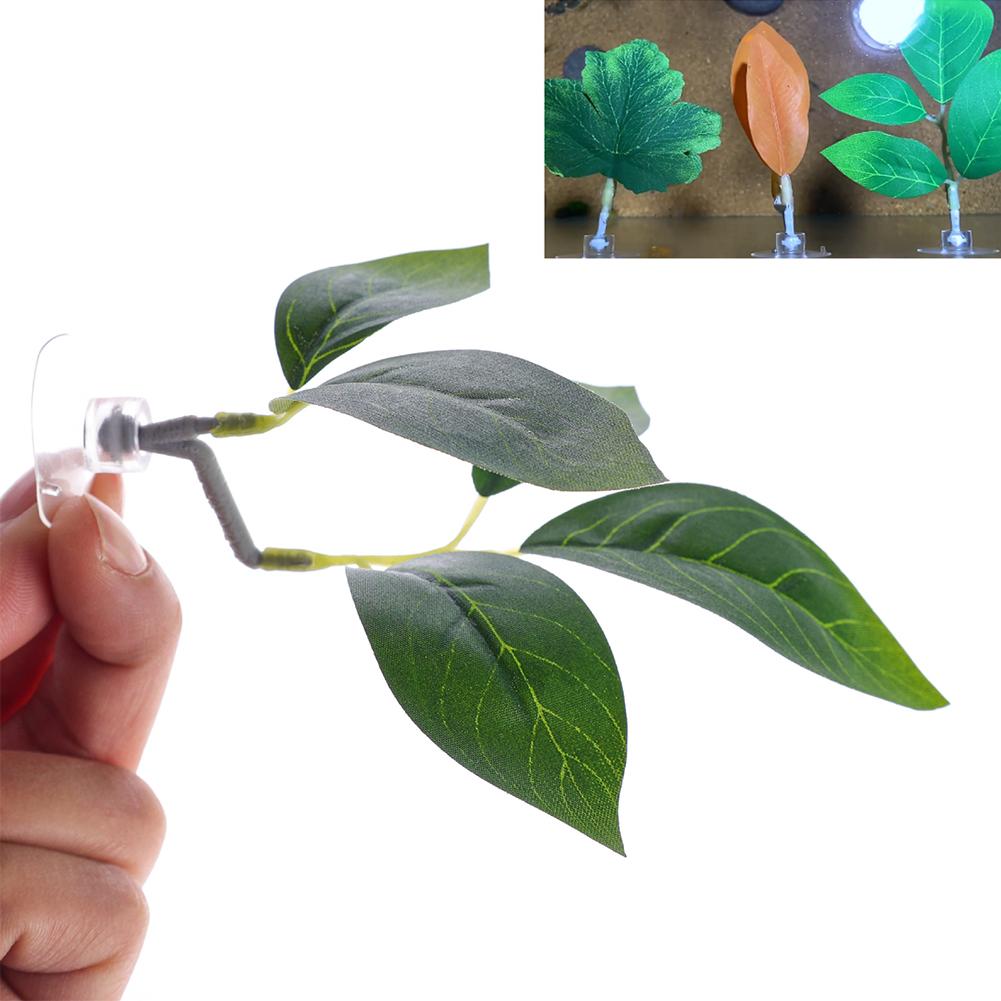 Betta Leaf Hammock with Suction Cup Artificial Aquarium Plant Resting Bed for Betta Fish Fish Tank Decorative Floating Plant