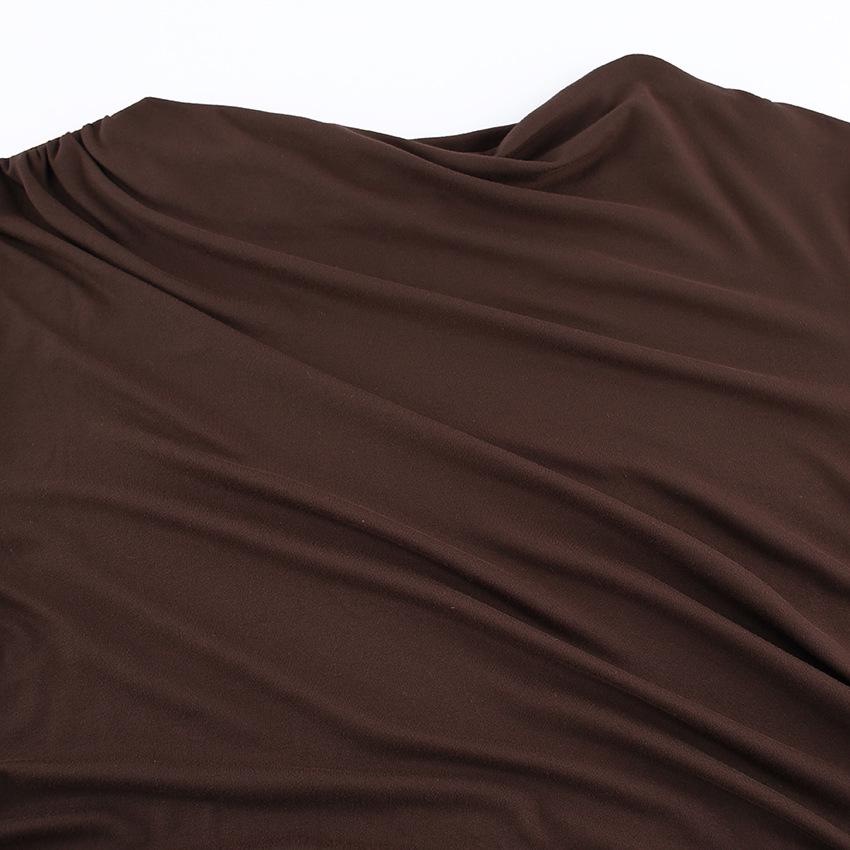 2025 Autumn European & American Slimming Ruched Long-Sleeve Shirt for Women