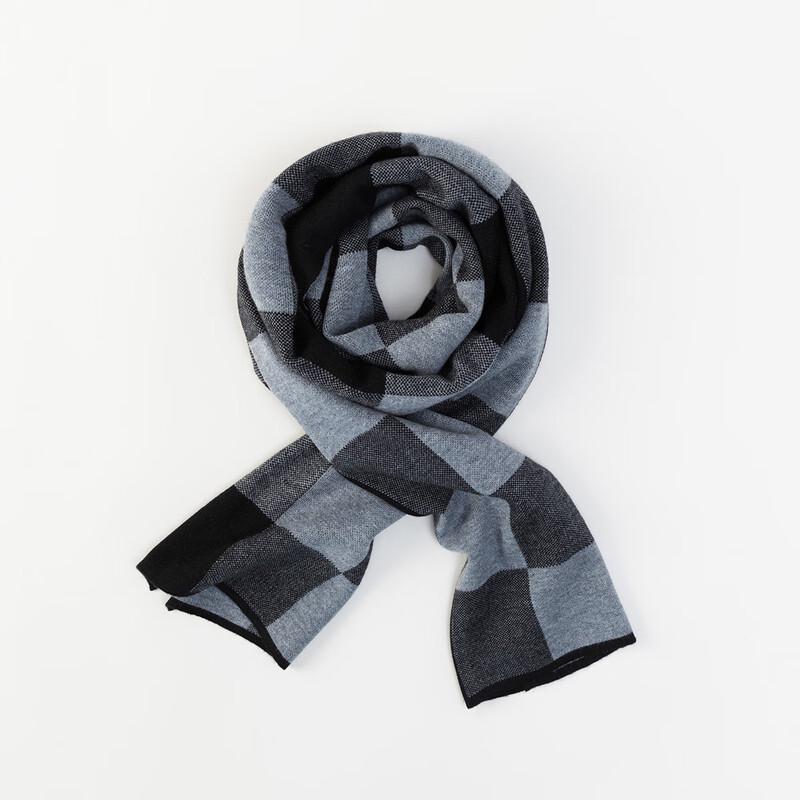 Navigare Unisex Plaid Wool Scarf