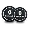 Car Rubber Silicone Anti-Slip Mat Epoxy Water Coaster Car Accessories For Renault Clio Megane Captur Master Logan Kangoo Sport R333