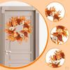 Artificial Fall Wreath Garland Autumn Door Decoration for Indoor Outdoor Wedding