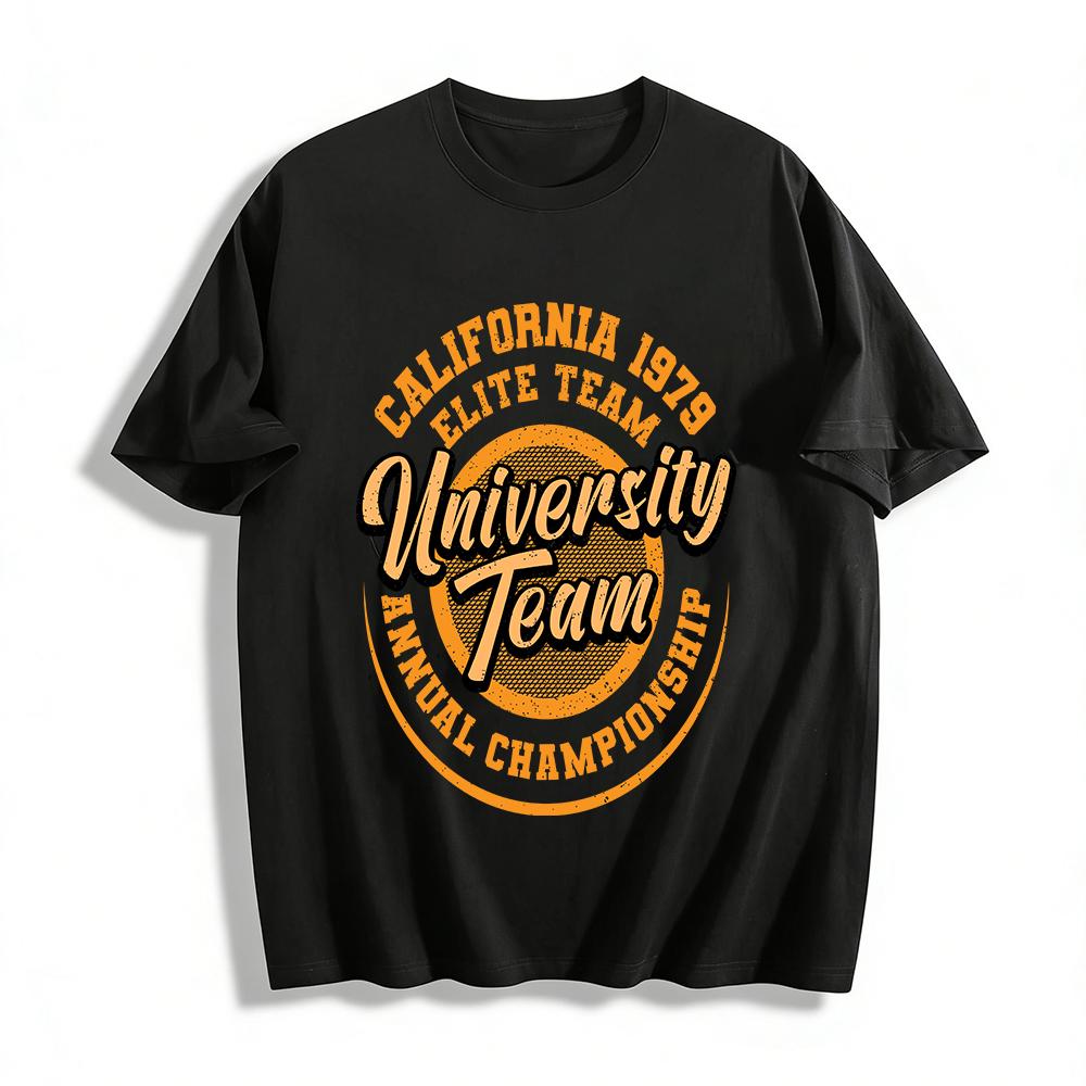 

California 1979 Elite University Team Championship Retro Tee Pure cotton T-shirt XXS