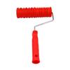 17.5cm Embossed Paint Roller Painting Brush Sleeve With Red