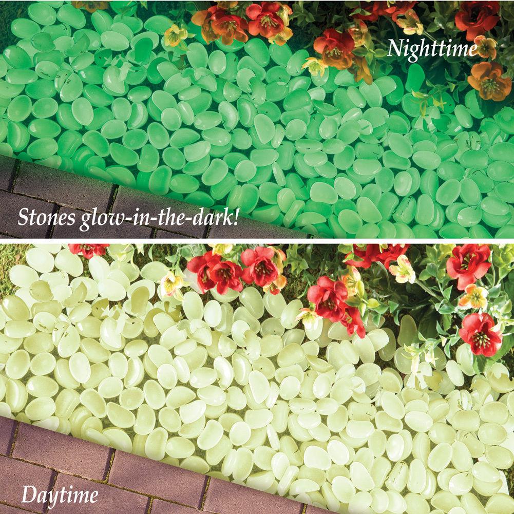 Multi-Color Luminous Pebbles for Fish Tanks & Garden Landscaping