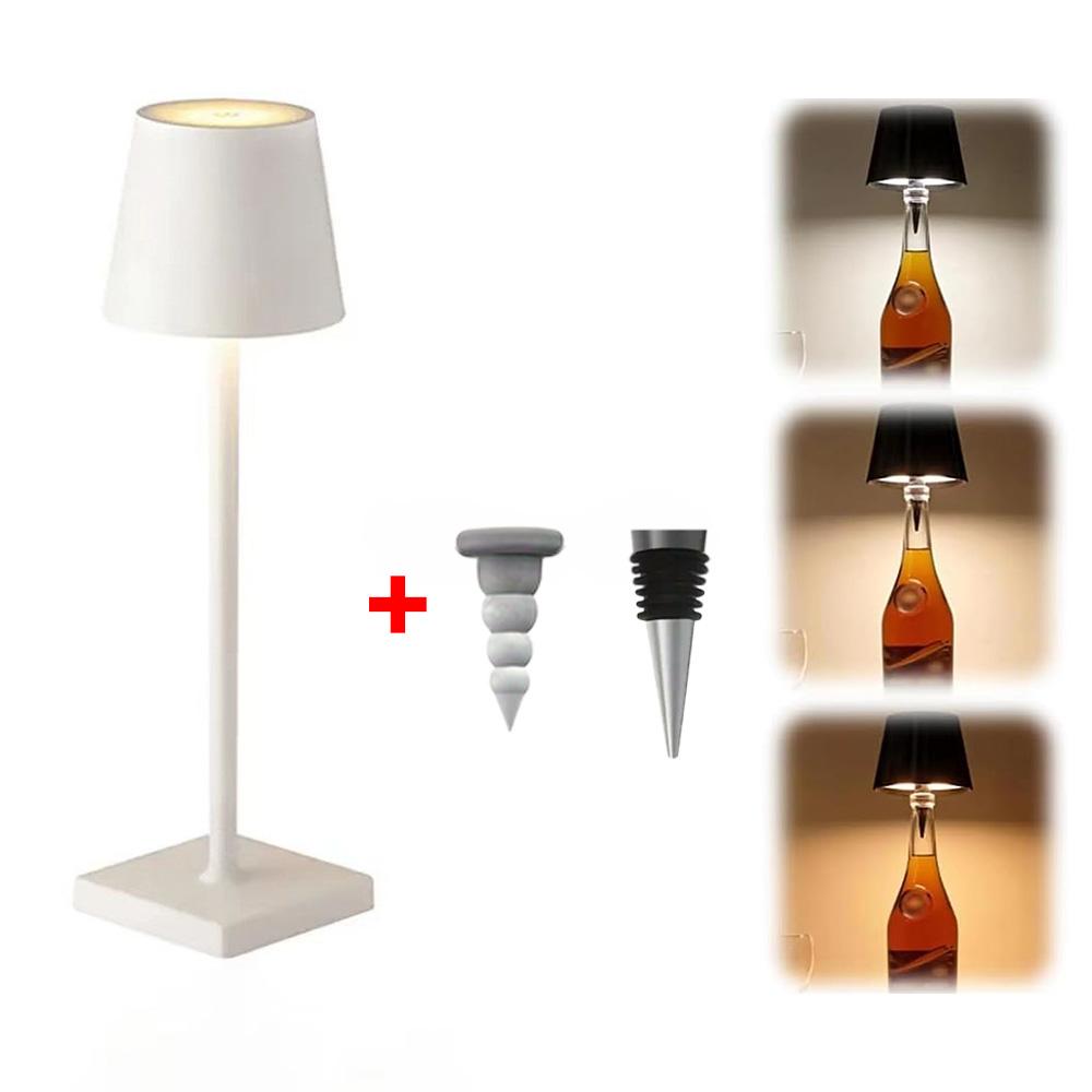 LED Desk Lamp Rechargeable Table Lamp Bar Ambiance Wireless Touch Wine Bottle Lamps Waterproof Led Lights Infinitely Dimmable