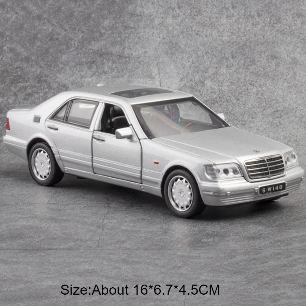 

1:Масштаб 32 S-W140 S400L Модель Игрушечного Автомобиля Литой Металл Высокодетализированные Модели Звук Свет Оттяжка Транспортные Средства Подарки Мальчикам на День Рождения