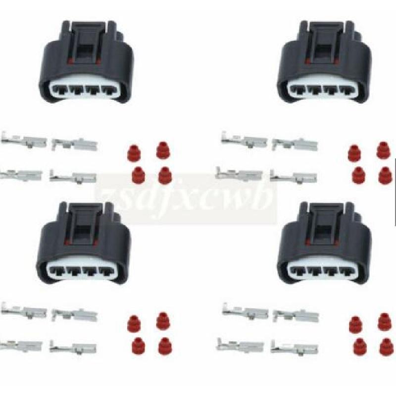 4Pcs Ignition Coil Connector Kit For Toyota Lexus Camry Yari 90980-11885