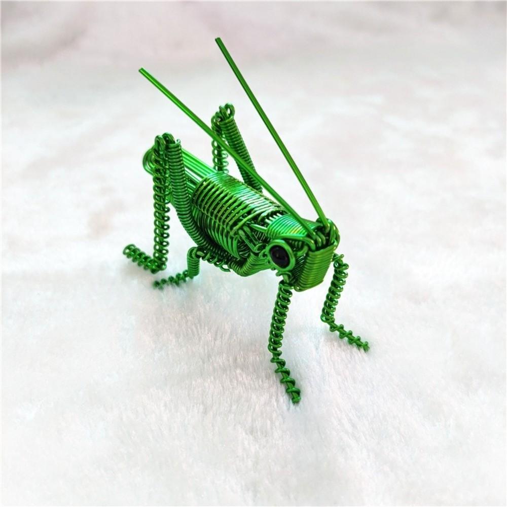 Lightweight Simulation Insect Statue Home Decor Metal Wire Mantis Model  for Bedroom
