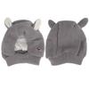 Knitted Rabbits Ear Pet Hat Noise   Warm Dog Grooming Earmuffs Hat for Large Dogs