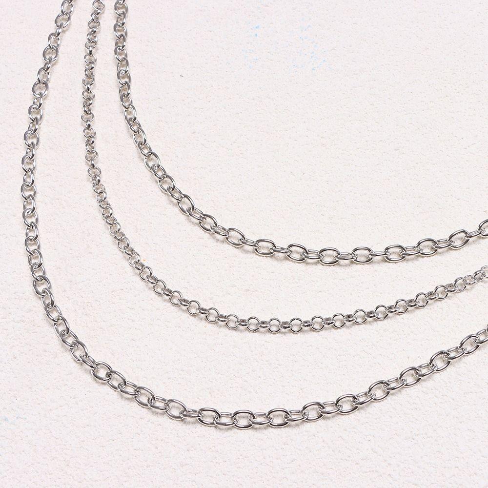 Gothic Quasten Hosenkette Hip Hop Mehrschichtige Schlüsselanhänger Mode Stern Taillenkette Für Frauen Mann