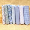 7-teiliges Set Baumwollstoff Nähen Verschiedene Muster Stoff Patchwork Quilting Stoffsets zum Handnähen