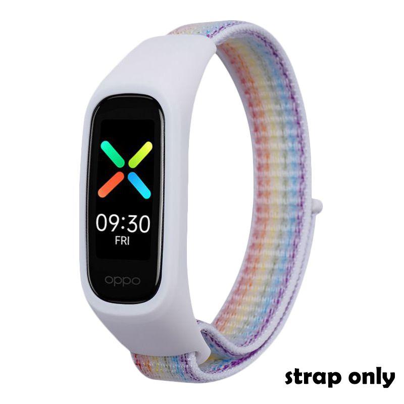 Lightweight And Breathable Nylon Loop Strap For Oppo Band Full Cover Design For Protection