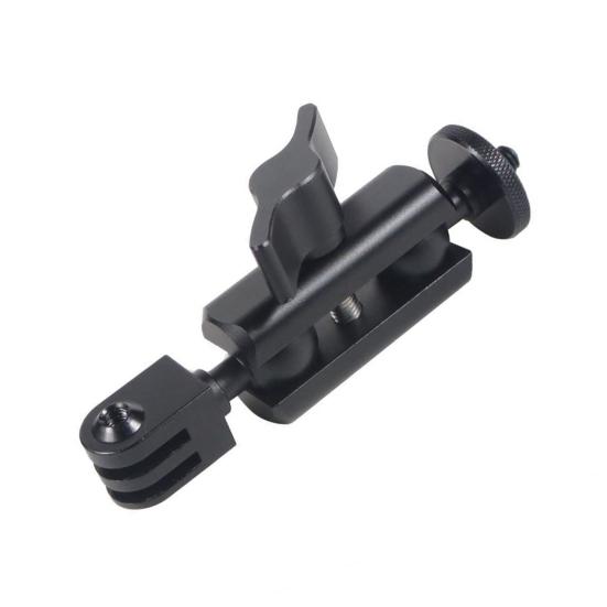 Camera Mount Clamp 360-degree Swivel 17mm Ball Head Magic Arm with Clamp Camera Adapter Clip with 1/4" Thread for GoPro Camera