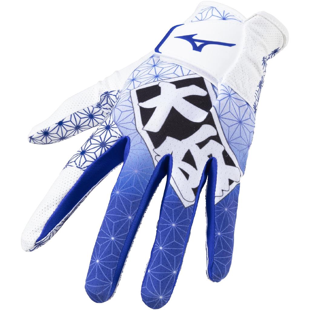 MIZUNO Golf Glove Cool Grip HAPPI COLLECTION Left Hand Blue 26cm 5MGML602 Men's