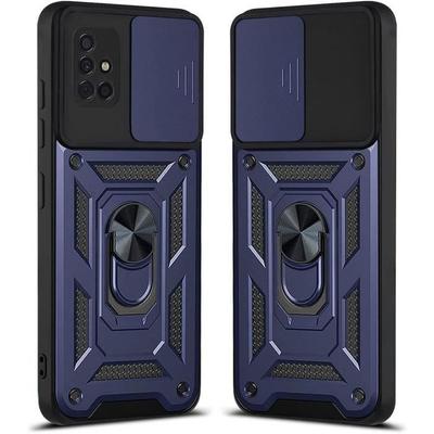 Protective Case - PROSHOP - for Samsung A51 - Shockproof - Anti-Scratch - Back Ring