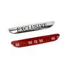 3D Metal EXCLUSIVE Side Fender Stickers Emblem Badge Car Styling Accessories for Mercedes Benz VITO C180 W205 W213 E300 E200 AMG