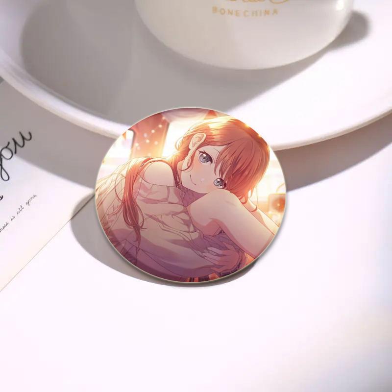 32/44/58mm Project SEKAI Blaszany Pin Okrągły Kreskówkowy Wpinany Broszki na Plecak Ubrania Akcesoria Odznaka Kolekcjonerska Anime Dekoracja Słodki