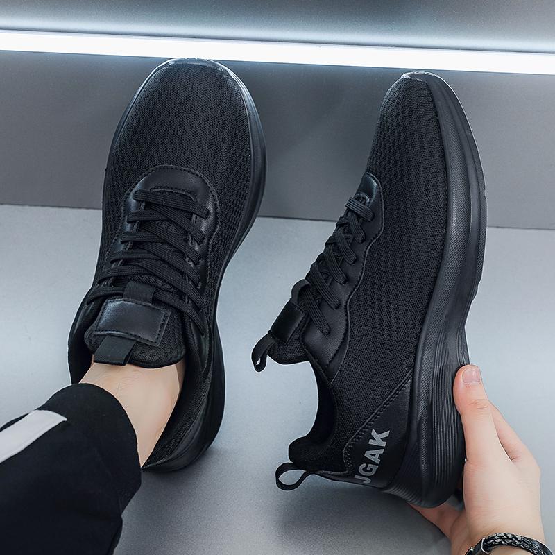 Men’s White Sports Shoes Casual Lightweight Running Sneakers Tennis Shoes Black Basketball Shoes for Students Large Size 48 49 50