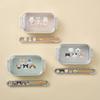 LIV HEART Chopsticks and Chopstick Case Set, Sleepy Animals CAT (Chopsticks: Approx. 18cm in Length), Lunch Box, Made in Japan, 18112-02