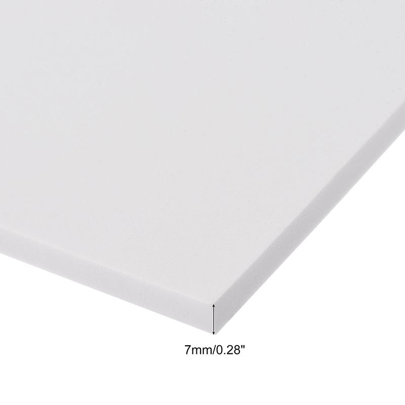 Uxcell 4 szt. Arkusze pianki EVA o grubości 3/5/7 mm Pianka gąbkowa Rzemiosło Arkusze Eva 10x10 cali Materiał do modelowania DIY ręcznie robiony