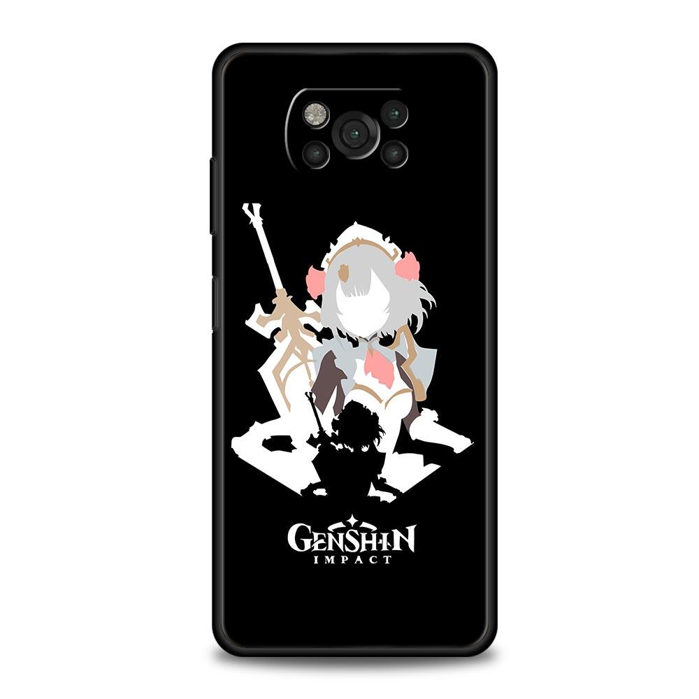 

Чехол Genshin Impact аниме для Xiaomi Mi Poco X3 NFC M3 F3 M4 X4 Pro 5G Note 10 Lite 11 11T 10T 11X 12 9T 11i, чехлы для телефонов Mi 9T