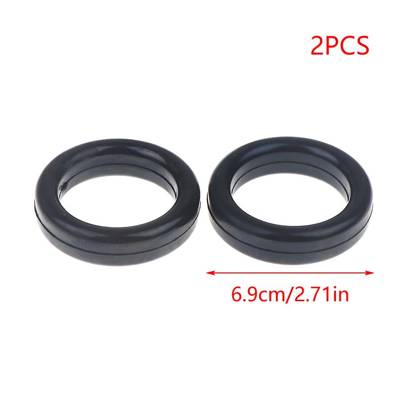 2/4Pcs O-Ring Car Universal Muffler Exhaust Hanger Bushing Rubber Bracket Kit Car Exhaust Pipe Support Ring