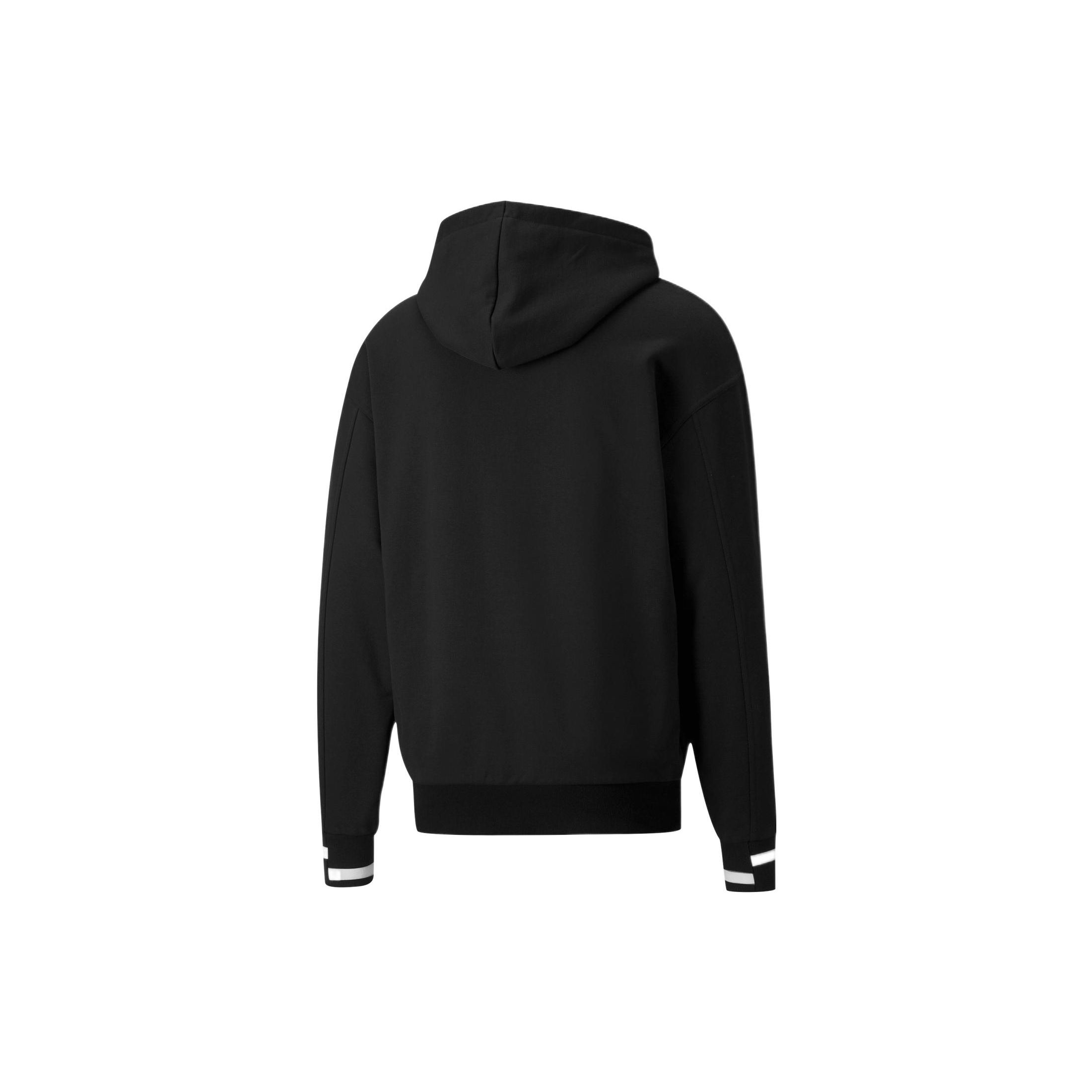 Puma Solid Color Casual Logo Print Hoodie Мужские топы Черный 533204-01 S — фото 2