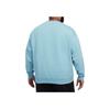 Nike Logo Embroidered Crew Neck Pullover Long Sleeve Sweatshirt Men Sweatshirt Blue DX1361-464
