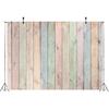 BELECO 7x5ft Fabric Colorful Wood Backdrop Easter Pastel Colored Wood Planks Photography Backdrop Easter Decor Birthday Party Baby Shower Boy Girl