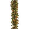 24-inch Artificial Norfolk Pine Front Door Christmas Wreath 60cm Greenery Fake Garland Outdoor Holiday Decoration Wreath