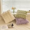 2025 new light luxury rabbit plush rabbit plush pillowcase
