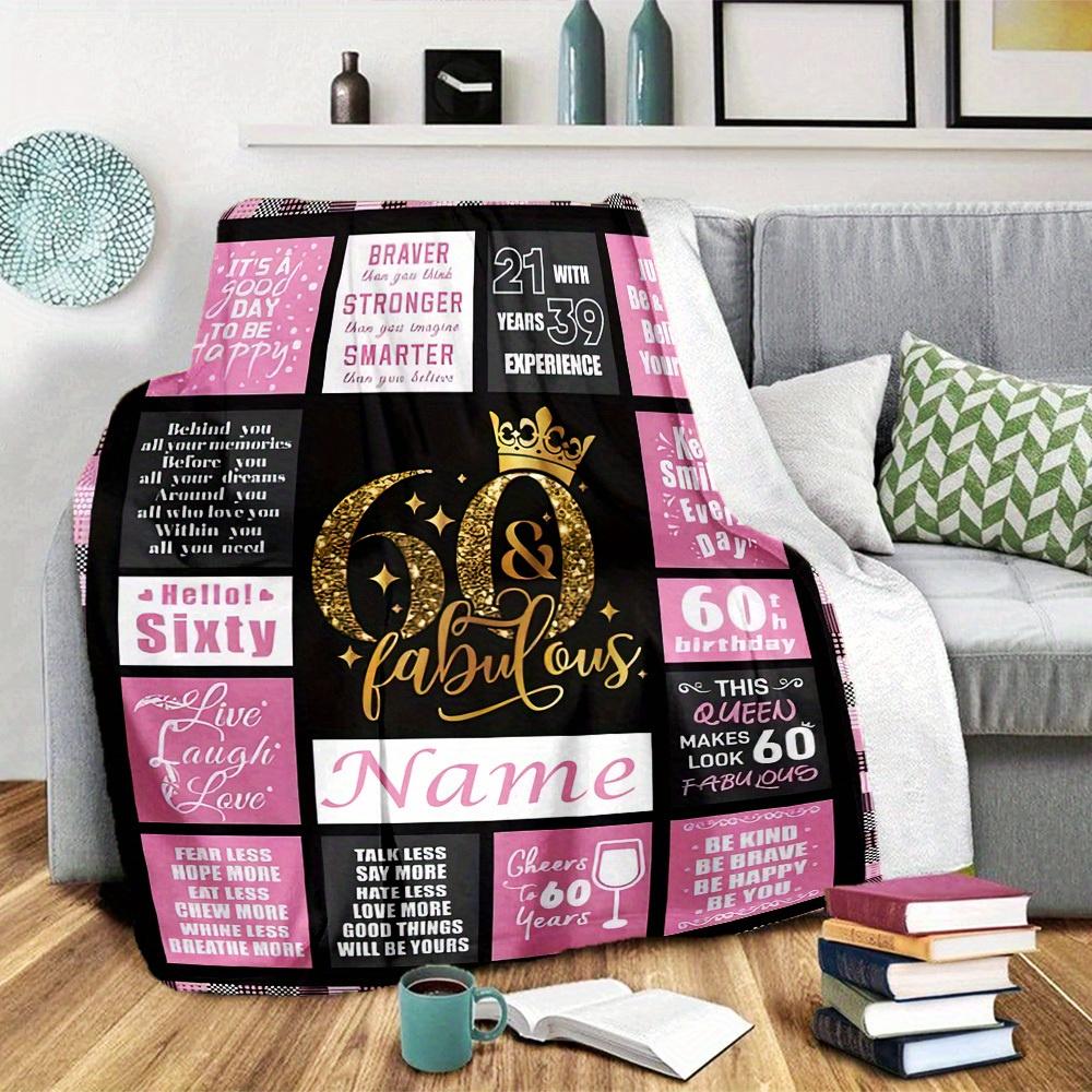 Birthday Home Custom Blankets For Women Soft And Cozy Lightweight Multipurpose Blanket For Picnic Sofa Office Bed Living Room Suitable As Gifts For