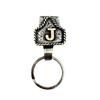 Western Cowboy Letter Keychain Vintage Initial A-Z Key Clip Metal Key Chain Belt Keyring Denim Style Accessory