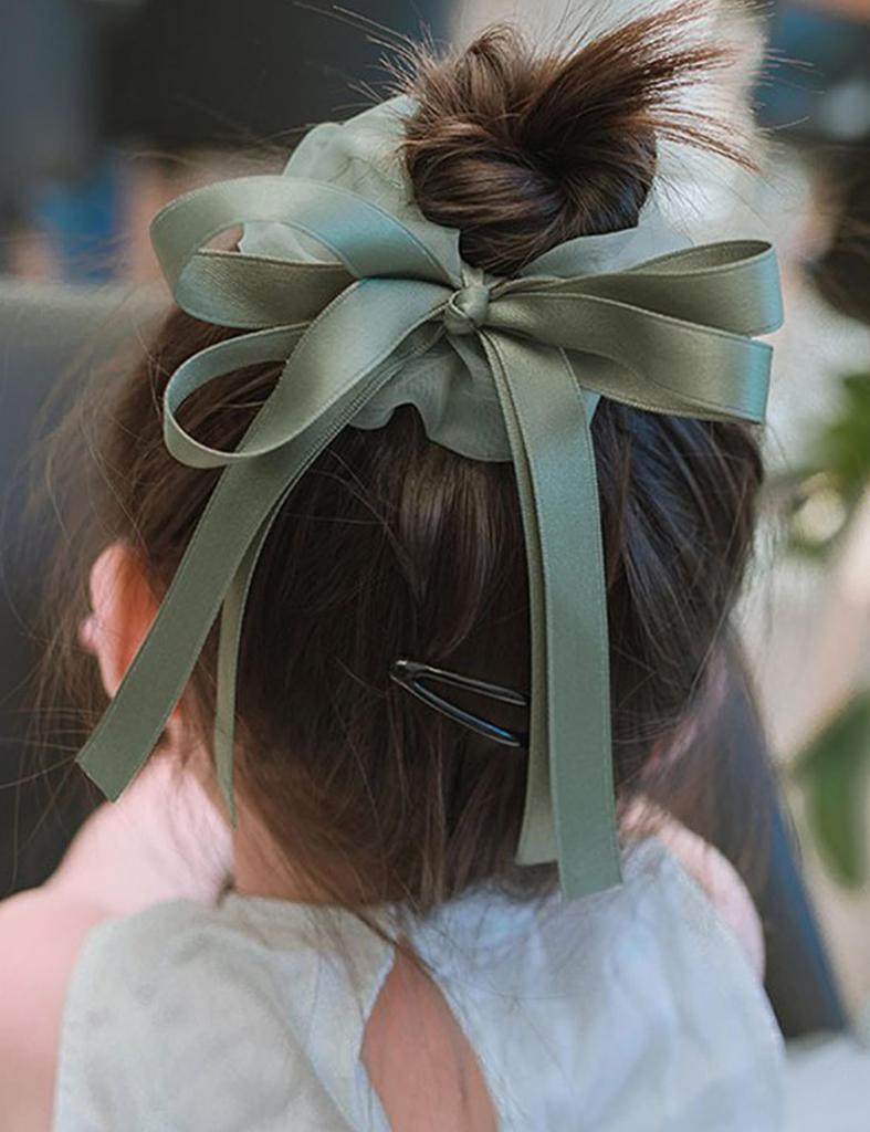 GFun Scrunchie Ribbon Hair Large Hair Ribbon for Hair Entrance and Purple Accessory, Kids, Arrangement, Recitals, Ceremonies, Graduations, Outfits,