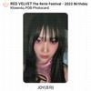 Red Velvet Carte photo d'anniversaire du Reve Festival 2022 POB KT4 AM MS MP SM SW KPOP