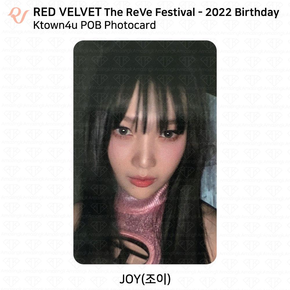 Red Velvet Carte photo d'anniversaire du Reve Festival 2022 POB KT4 AM MS MP SM SW KPOP