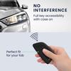 kwmobile Car Key Case for BMW Car Key Smart Key TPU Key Case Key Cover Black with Key Ring 3-Button - - - -