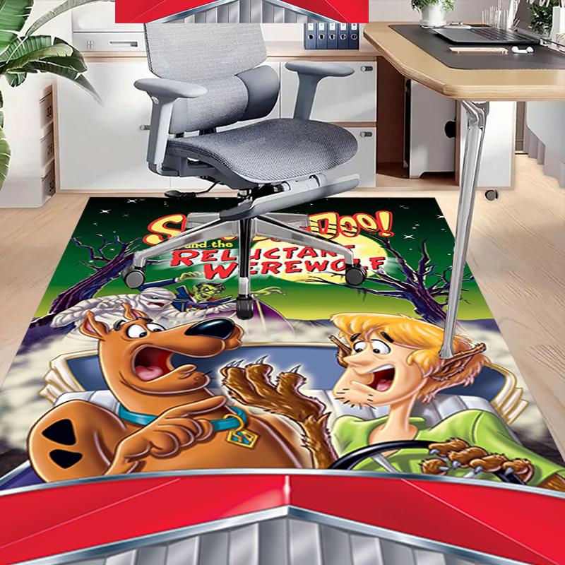 1pc Scoobydoo Werewolf Mystery Carpet for Playroom Bedroom Living Room Sofa Home Decor,kids Game Area Rug Non-slip Floor Mat Y826106