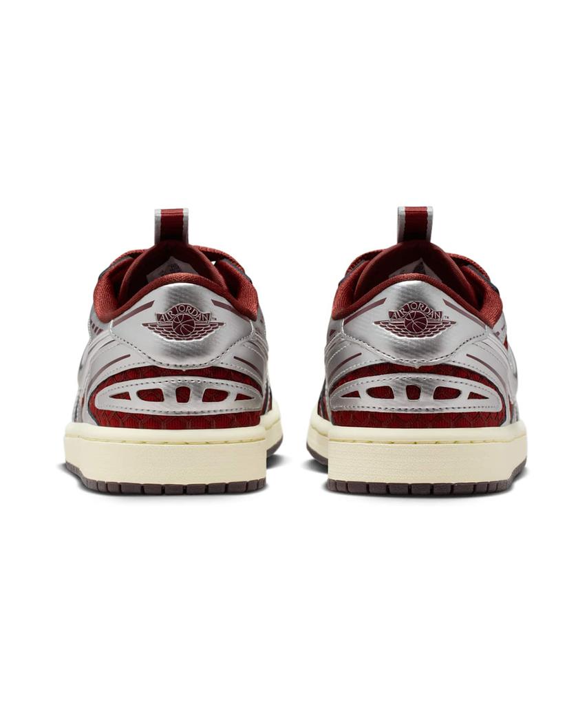 Nike Air Jordan 1 Low Method Of Make W - Dark Team Red:Metallic Silver:Coconut Milk / Hq2186-600