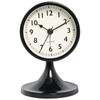Nordic Metal Round Alarm Clock Vintage Creative Silent Table Clock Student Bedside Nightlight Clock Room Decor Home Decor