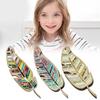 Stained Feather Bright Glass Craft Mosaic Kit Diy Ornaments For Adult Kids Gift
