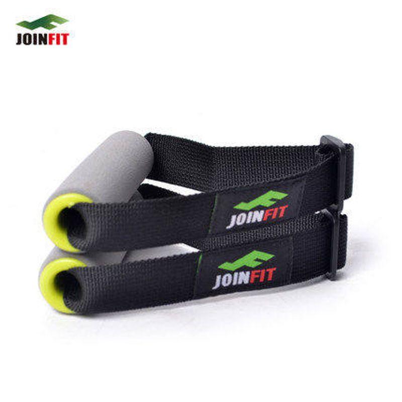 

Joinfit Yoga Elastic Belt Open Back Thin Fitness Men and Women Strength Training Pulling Rope Ankle Rehabilitation Resistance Band Elastic belt handle