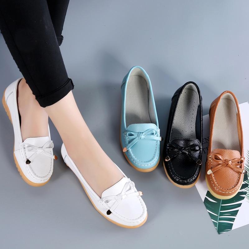 Oxfords Flats Womens Lady Casual Shoes Leather Ballet Loafers Boat Shoes Driving Oxfords Flats Womens Lady Casual Shoes Leather Ballet Loafers Boat Shoes Driving