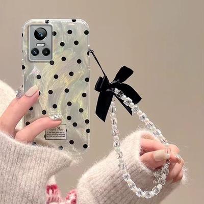Polka Dot Realme Gtneo3 Mobile Phone Case Soft Rubber All-inclusive Female Protective Case