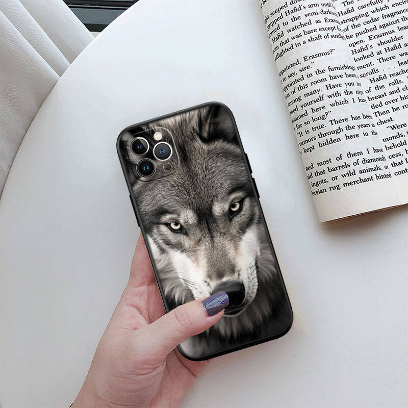 MH148 Animal Wolf Phone Shell Case for iPhone 7 8 11 12 13 14 15 16 17 16E XS Pro Max XR X SE Air